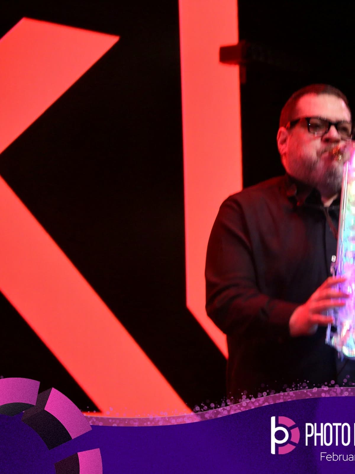 Saxophone closeup during live performance